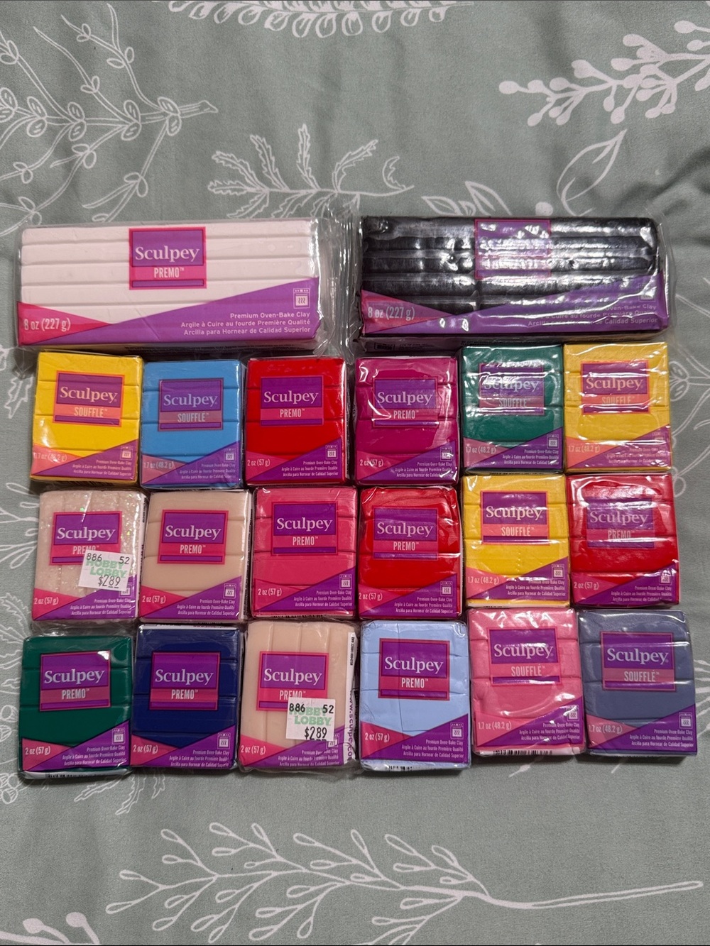 Assorted Polymer Clay Set in Multiple Colors